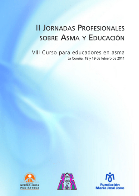 JORNADAS PROFESIONALES SOBRE ASMA Y EDUCACIÓN