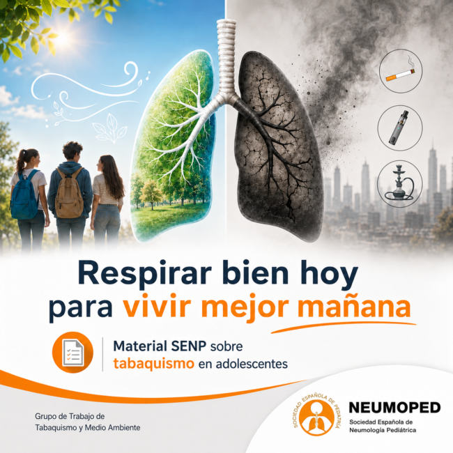 Material SENP para charlas sobre tabaquismo y nuevas formas de consumo en adolescentes