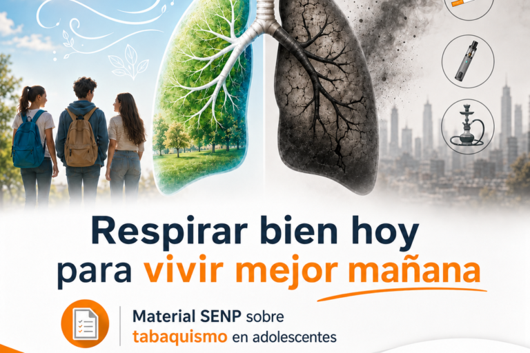 Material SENP para charlas sobre tabaquismo y nuevas formas de consumo en adolescentes